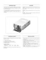 Предварительный просмотр 2 страницы Icom AH-4 Service Manual