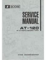 Icom AT-120 Service Manual preview