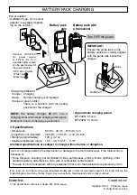 Предварительный просмотр 2 страницы Icom BC-171 Instructions