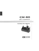 Icom CM-60 Instruction Manual предпросмотр