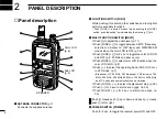 Предварительный просмотр 6 страницы Icom COMMUNICATIONS RECEIVER IC-R3 Instruction Manual