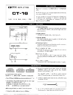 Icom CT-16 Instructions preview