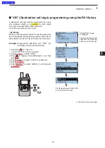 Предварительный просмотр 22 страницы Icom D-STAR ID-31A; D-STAR ID-31E Advanced Instructions