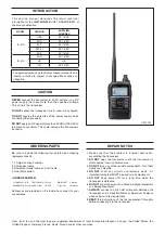 Preview for 2 page of Icom D-STAR ID-31A; D-STAR ID-31E Service Manual