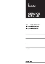 Icom D-STAR ID-4100A Service Manual preview