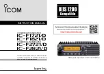 Preview for 1 page of Icom F1721 03B EMDC Instruction Manual