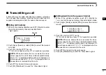 Предварительный просмотр 21 страницы Icom F1721 03B EMDC Instruction Manual