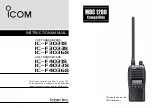 Предварительный просмотр 1 страницы Icom F3020 Series Instruction Manual