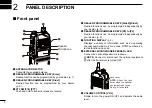 Предварительный просмотр 8 страницы Icom F3020 Series Instruction Manual