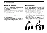 Preview for 14 page of Icom F3020 Series Instruction Manual