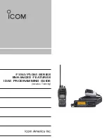 Preview for 1 page of Icom F3161 Series Programming Manual