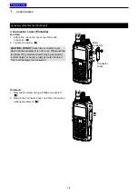 Предварительный просмотр 7 страницы Icom F3400D 21 Operating Manual