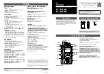 Preview for 1 page of Icom F52D Instructions Manual