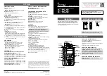 Icom F52D Instructions Manual предпросмотр