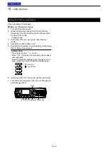 Preview for 165 page of Icom F6400DS 11 Operating Manual