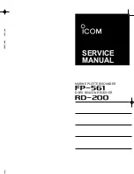 Icom FP-561 Service Manual preview