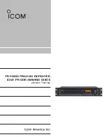 Preview for 1 page of Icom FR5000 Programming Manual