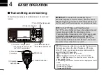 Preview for 12 page of Icom GM600 Basic Manual