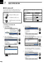 Предварительный просмотр 28 страницы Icom GM800 Instruction Manual