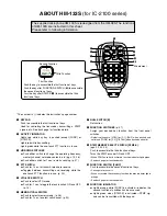 Icom HM-133S User Manual preview