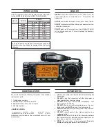 Предварительный просмотр 2 страницы Icom i703 Service Manual