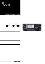 Предварительный просмотр 1 страницы Icom i9100 Instruction Manual