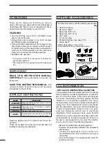 Предварительный просмотр 2 страницы Icom i9100 Instruction Manual