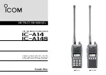 Icom IA14 Instruction Manual preview