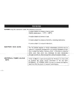 Preview for 4 page of Icom IC-03AT Instruction Manual