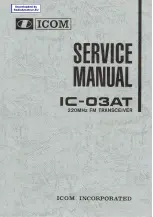 Preview for 1 page of Icom IC-03AT Service Manual
