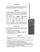 Предварительный просмотр 2 страницы Icom IC-04A Service Manual