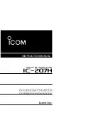 Preview for 1 page of Icom IC-207H Instruction Manual