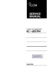 Preview for 1 page of Icom IC-207H Service Manual