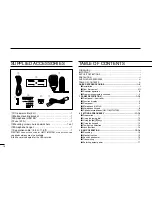 Preview for 4 page of Icom IC-208H Instruction Manual