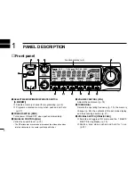 Предварительный просмотр 6 страницы Icom IC-2100H Instruction Manual