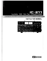 Icom IC-211 Instruction Manual preview