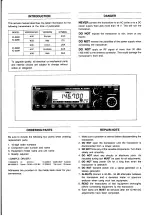 Preview for 2 page of Icom IC-229A Service Manual