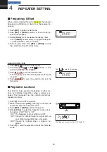 Предварительный просмотр 25 страницы Icom IC-2300H Instruction Manual