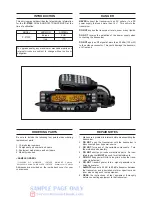 Preview for 2 page of Icom IC-2725E Service Manual