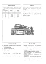 Preview for 2 page of Icom IC-281H Service Manual