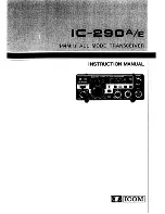 Предварительный просмотр 1 страницы Icom IC-290A Instruction Manual