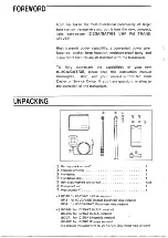 Предварительный просмотр 3 страницы Icom IC-2GAT Instruction Manual