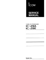 Предварительный просмотр 1 страницы Icom IC-2SE Service Manual