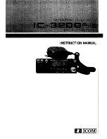 Предварительный просмотр 1 страницы Icom IC-3200A Instruction Manual