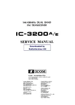 Icom IC-3200A Service Manual preview