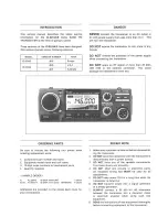 Предварительный просмотр 2 страницы Icom IC-3210A Service Manual