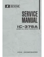 Icom IC-375A Service Manual preview