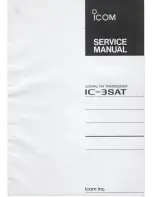Icom IC-3SAT Service Manual preview