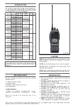 Предварительный просмотр 2 страницы Icom IC-4061T Service Manual