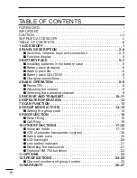 Preview for 4 page of Icom IC-40Jr Instruction Manual